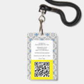 Great Dane Corporate ID  バッジ (裏面（ネックストラップ付）)