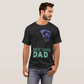 Great Dane Dad Cute Dog Great Dane Tシャツ (正面フル)