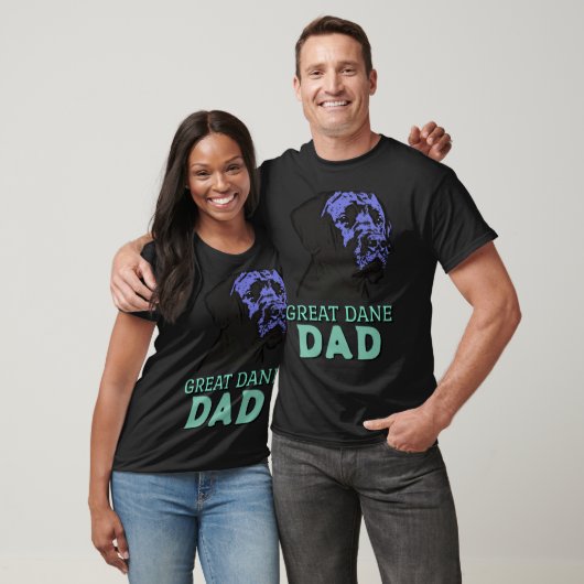 Great Dane Dad Cute Dog Great Dane Tシャツ (ユニセックス)