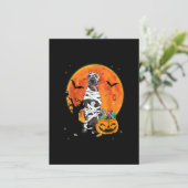Great Dane Dog And Moon Halloween Costume Dog Love 招待状 (スタンド正面)
