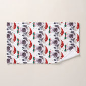 Great Dane Dog Breed Christmas Stars ハンドタオル (ハンドタオル)