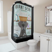 Great Dane Dog Laundry Company シャワーカーテン (インサイチュ)