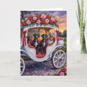 Great Dane Dog Valentine's Day カード (正面)