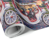 Great Dane Dog Valentine's Day ラッピングペーパー (ロールコーナー)