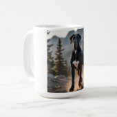 Great Dane Elegant Coffee Mug コーヒーマグカップ (正面左)