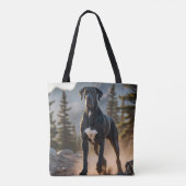 Great Dane Elegant Shoulder Tote Bag トートバッグ (裏面)