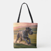 Great Dane Elegant Shoulder Tote Bag トートバッグ (裏面)