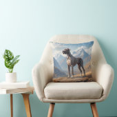 Great Dane Elegant Throw Pillow クッション (椅子)