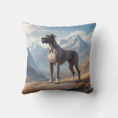 Great Dane Elegant Throw Pillow クッション (裏面)