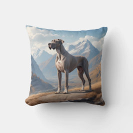 Great Dane Elegant Throw Pillow クッション