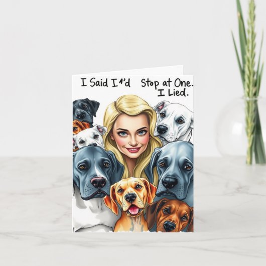 Great Dane Greeting Card シーズンカード (正面)
