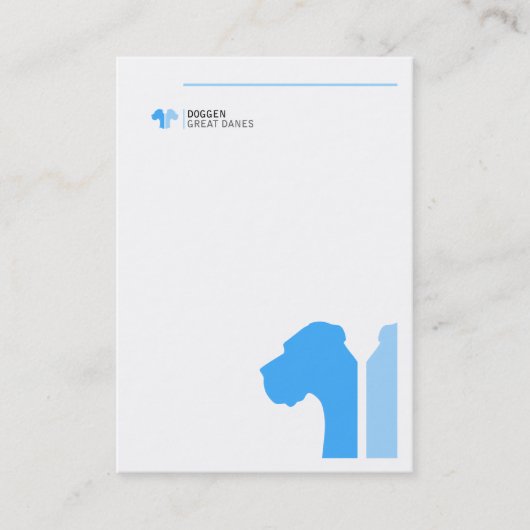 Great Dane ID series  名刺 (正面)