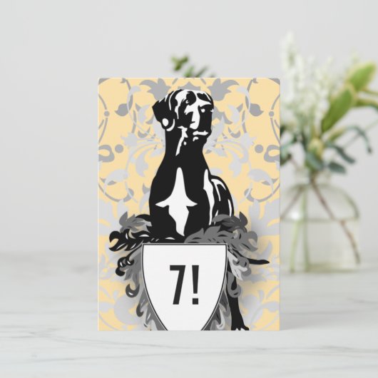 Great Dane Invitation 招待状 (スタンド正面)