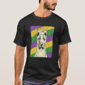 Great Dane Jester Mardi Gras Dog Mom or Dad Tシャツ (正面)