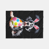 Great Dane Lovers Easter Egg Eggs Bunny Rabbits Me フリースブランケット (正面(横))