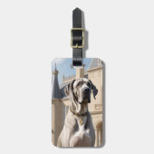 Great Dane Luggage Tag ラゲッジタグ (正面縦)
