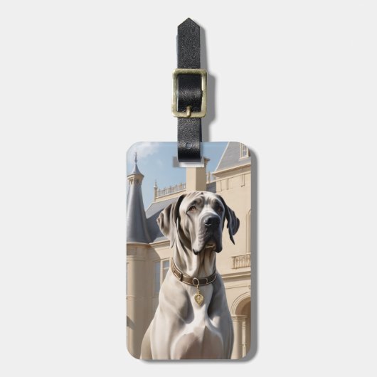 Great Dane Luggage Tag ラゲッジタグ (正面縦)