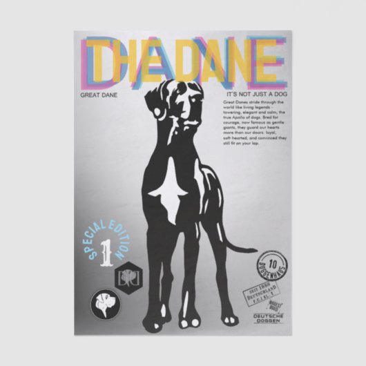 Great Dane Magazine   薄葉紙 (正面)