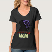 Great Dane Mom Cute Dog Great Dane Tシャツ (正面)