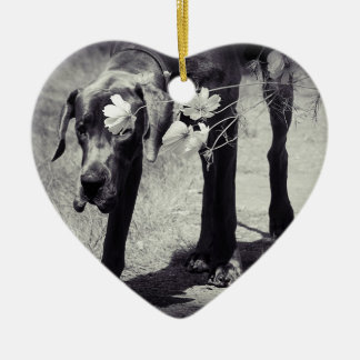 Great Dane Ornaments Photo Gift セラミックオーナメント