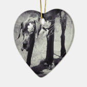 Great Dane Ornaments Photo Gift セラミックオーナメント (左)