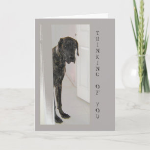 Great Dane Pet Dog Mous 考え's You カード