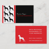 Great Dane Professional good to read Business Card 名刺 (正面/裏面)
