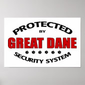 Great Dane Securityポスター ポスター (正面)
