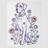 Great Dane steampunk  薄葉紙 (正面)