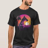 Great Dane Synthwave 80s Retrowave Aesthetic 2 Tシャツ (正面)