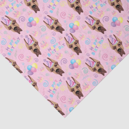 Great Dane Tissue Paper in Pink 薄葉紙 (詳細)