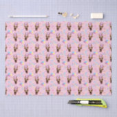 Great Dane Tissue Paper in Pink 薄葉紙 (クラフト)