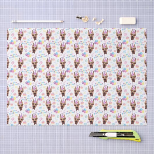 Great Dane Tissue Paper in White 薄葉紙 (クラフト)