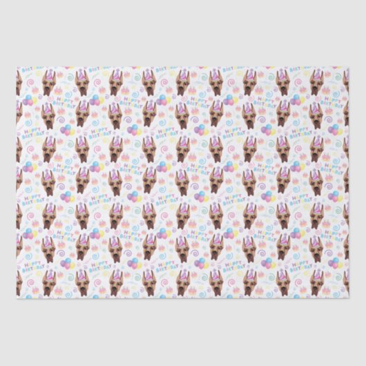 Great Dane Tissue Paper in White 薄葉紙 (正面)