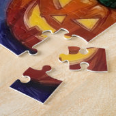 Great Dane Trick-or-Treating Halloween Costumes ジグソーパズル (側面)