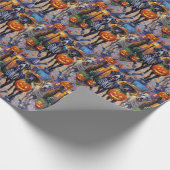 Great Dane Trick-or-Treating Halloween Costumes ラッピングペーパー (角)