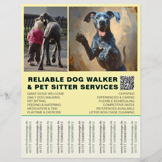 Great Dane Walker Simple Strip チラシ (正面)