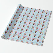 Great Dane Wrapping Paper in Blue ラッピングペーパー (アンロールド)