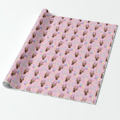 Great Dane Wrapping Paper in Pink ラッピングペーパー (アンロールド)