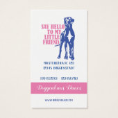 Great Danesファンシー Business Card for peopleモダン (裏面)