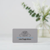 Great Danes Business Cards 名刺 (スタンド正面)