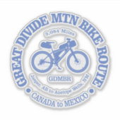 Great Divide Mountain Bike Route (MTB) シール (正面)