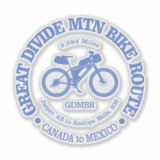 Great Divide Mountain Bike Route (MTB) シール (正面)