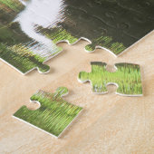 Great Egret Fishing - Beautiful Landscape ジグソーパズル (側面)