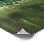 Great Egret Fishing - Beautiful Landscape ポスター (角)