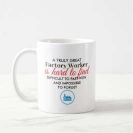 Great Factory Worker Personalized Name Gift コーヒーマグカップ