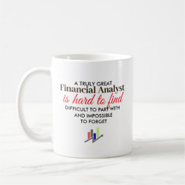 Great Financial Analyst Personalized Name Gift コーヒーマグカップ