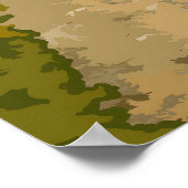 Great Glen Way Scotland Travel Poster ポスター (角)