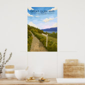Great Glen Way Scotland Travel Poster ポスター (キッチン)