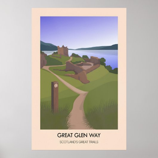 Great Glen Way Scotlands Great Trails Poster ポスター (正面)
